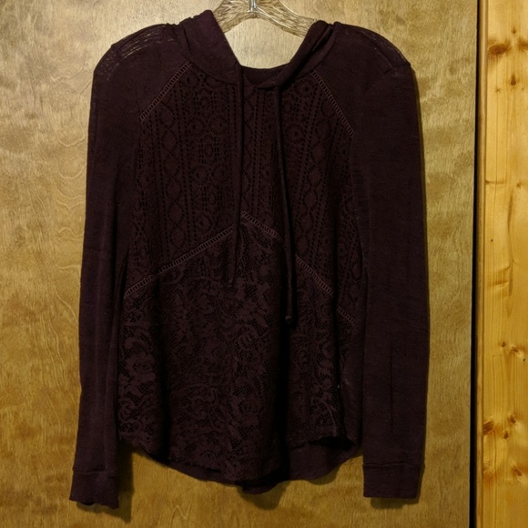 Xhilaration Tops - Lace hoodie